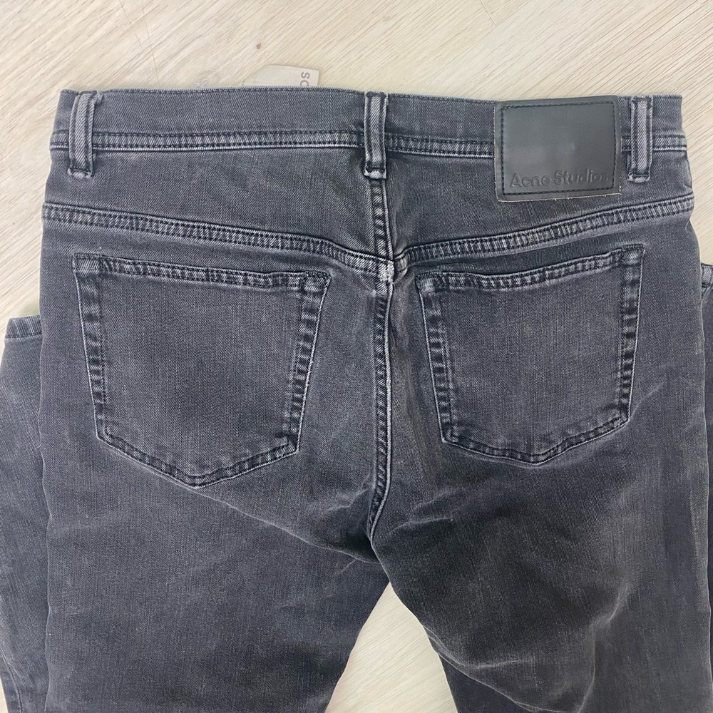 Acne Studios black Denim Jeans size 31 x 34 length